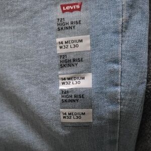 Levi's Light Blue Skinny Jeans